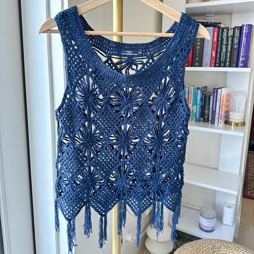 Silver Jeans Co. Crochet Tank